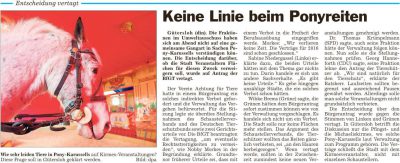 Die Glocke, 10.05.2016_Ponykarussels