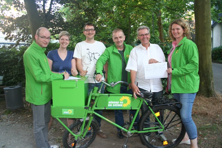 Grünes Büro ist Sammelstelle für die Initiative Aufbruch Fahrrad NRW