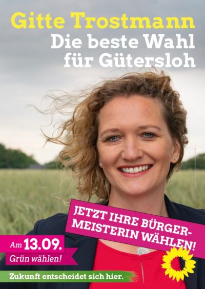 Gitte Trostmann Wahlplakat