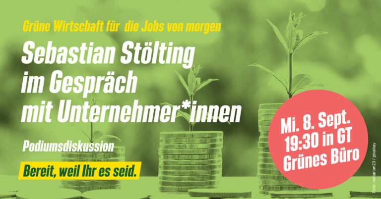 Grüne Wirtschaft für die Jobs von morgen – Sebastian Stölting im Gespräch mit Unternehmer*innen