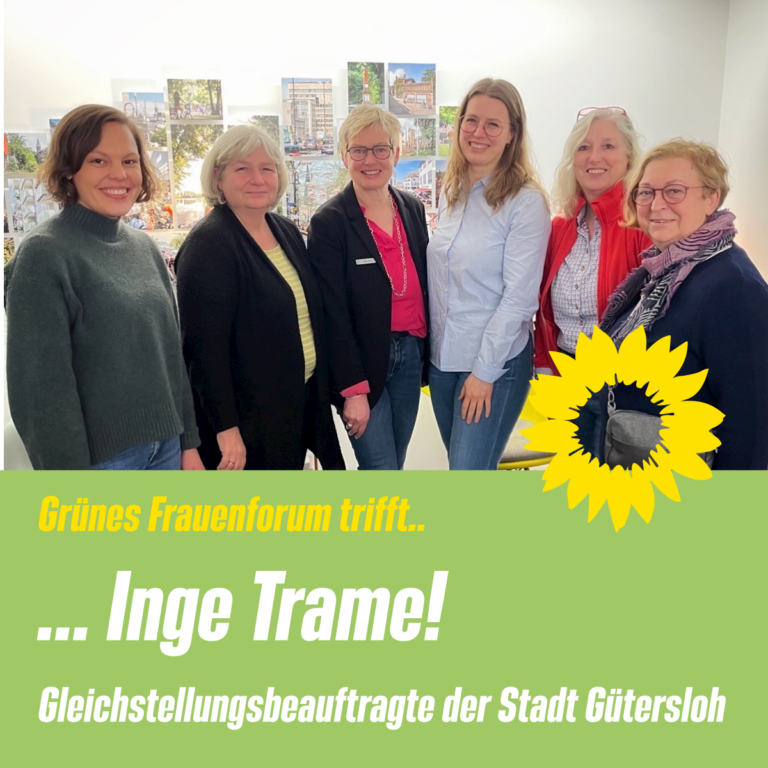 Grünes Frauenforum trifft… Inge Trame – Gleichstellungsbeauftragte der Stadt Gütersloh