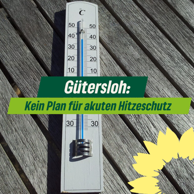 Gütersloh: Kein Plan für akuten Hitzeschutz