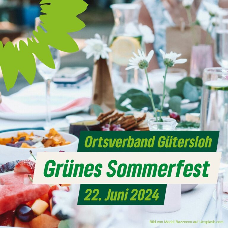 Grünes Sommerfest am 22. Juni