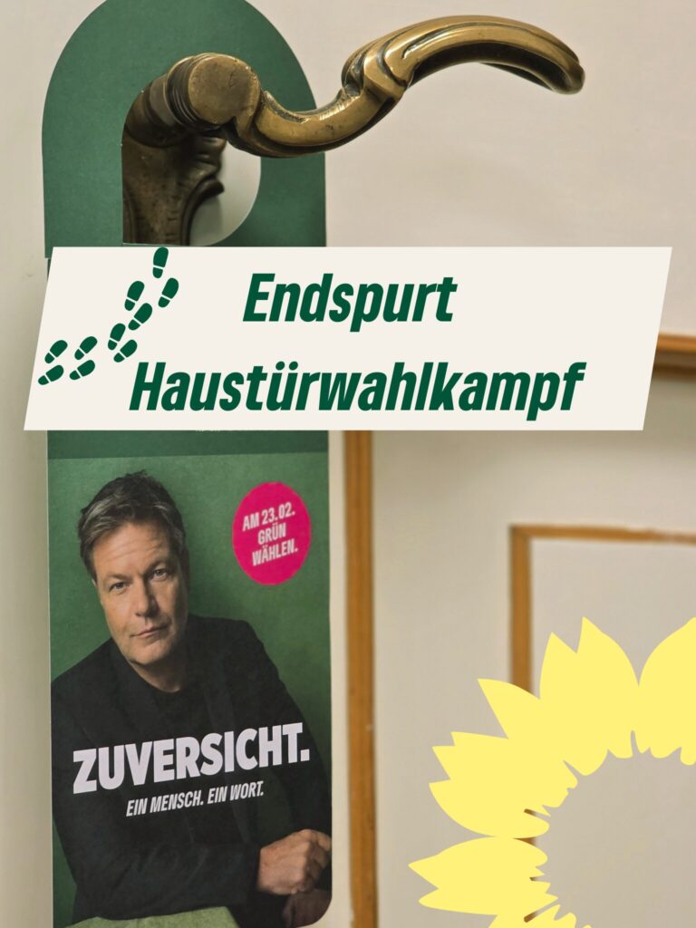 Endspurt Haustürwahlkampf