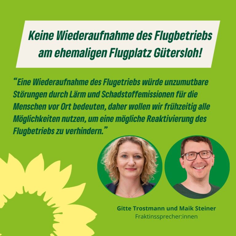 KEIN FLUGLÄRM ÜBER GÜTERSLOH