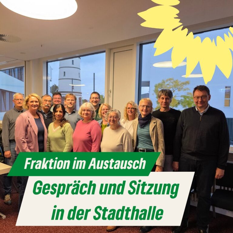 Fraktion in der Stadthalle
