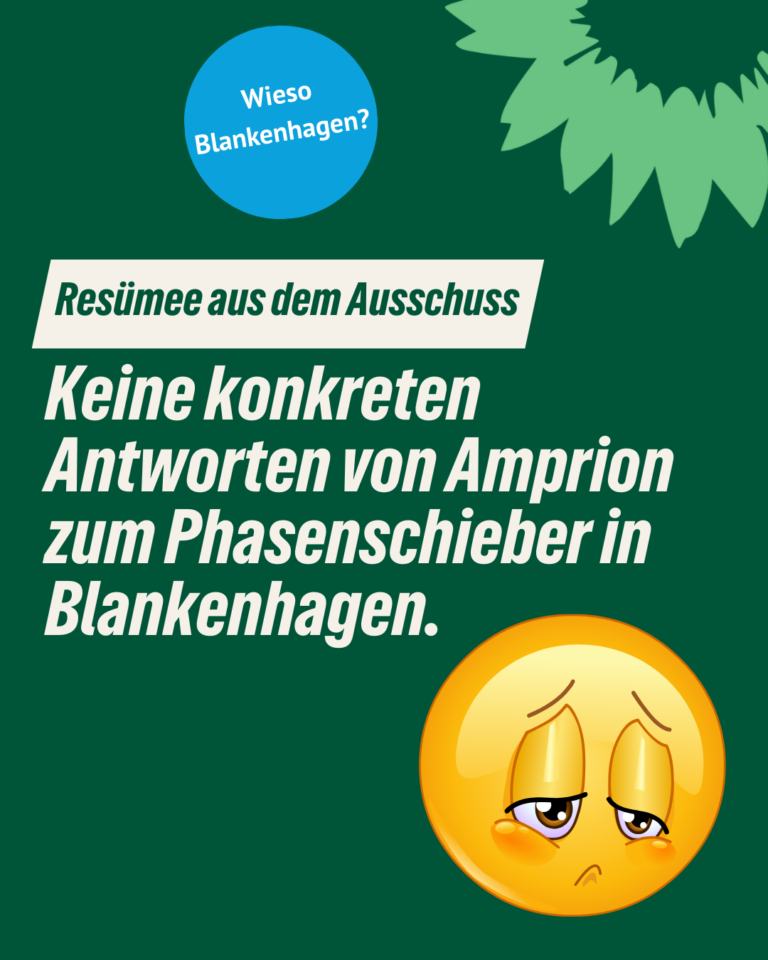 Resümee aus dem Planungsausschuss