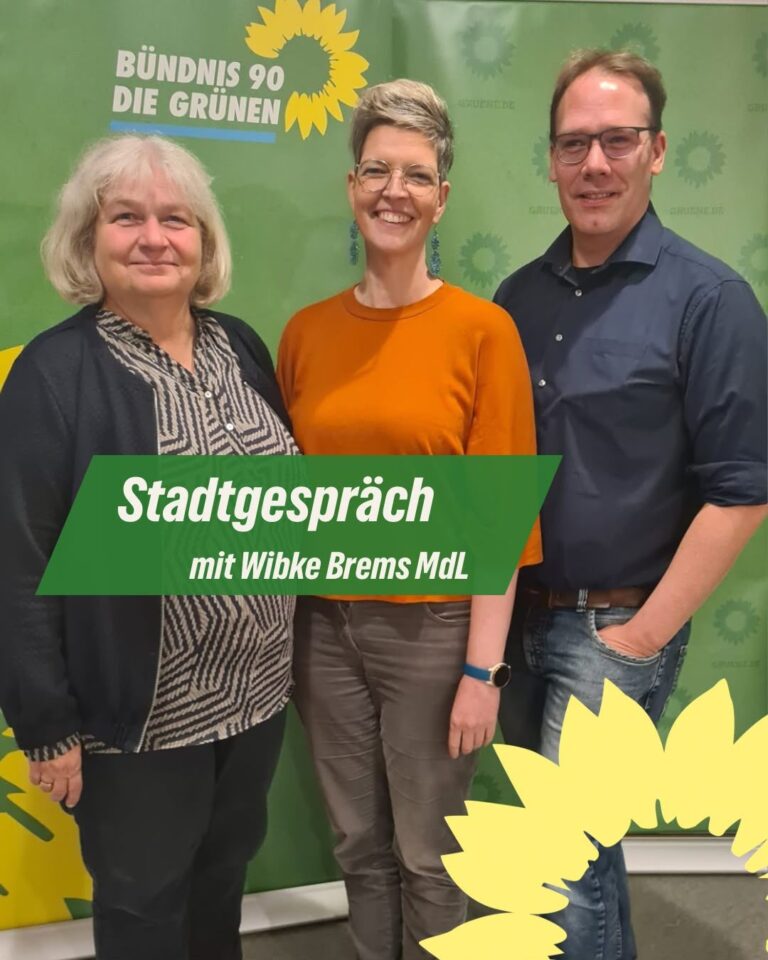 Grünes Stadtgespräch mit Wibke Brems